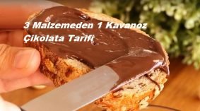 3 Malzemeden 1 Kavanoz Çikolata Tarifi