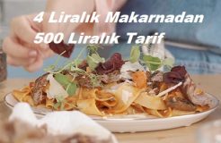 1 Makarnadan 500 Liralık Tarif