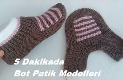 5 Dakikada Bot Patik Modelleri