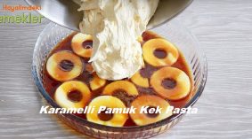 Karamelli Pamuk Kek Pasta