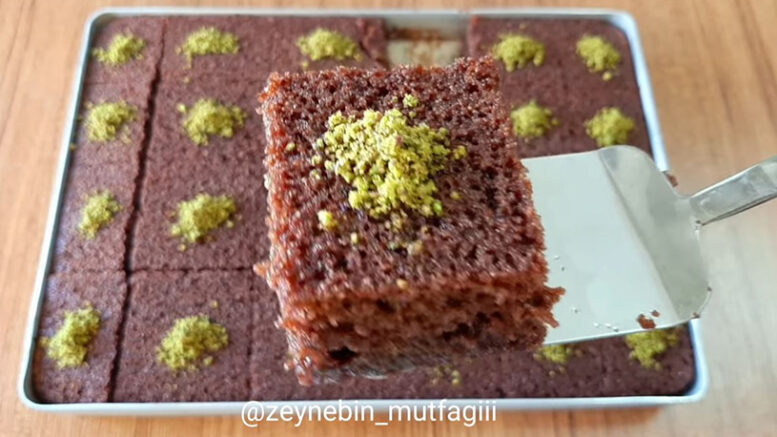 Sizi Yıldız Yapacak Tek Dokunuşla Kakaolu Şerbetli Tatlı Tarifi 2