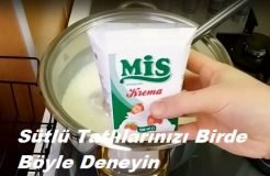 Sütlü Tatlılarınızı Birde Böyle Deneyin