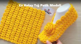 En Kolay Tığ Patik Modeli