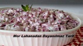 Mor Lahanadan Dayanılmaz Salata Tarifi