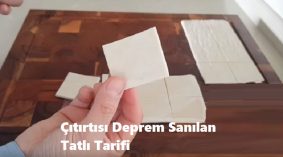 Çıtırtısı Deprem Sanılan Tatlı Tarifi