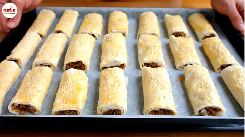 Çıtırtısı Uzaktan Duyulan Mercimekli Börek Tarifi 2