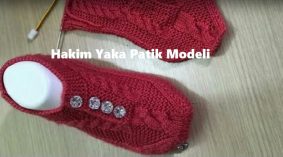 Hakim Yaka Şiş Patik Modeli