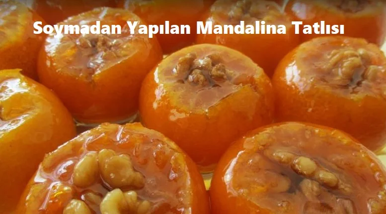 soymadan yapilan mandalina tatlisi 1