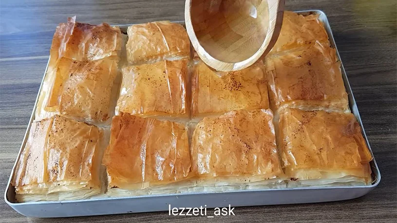 tatli niyetine serbetli borek tarifi 1