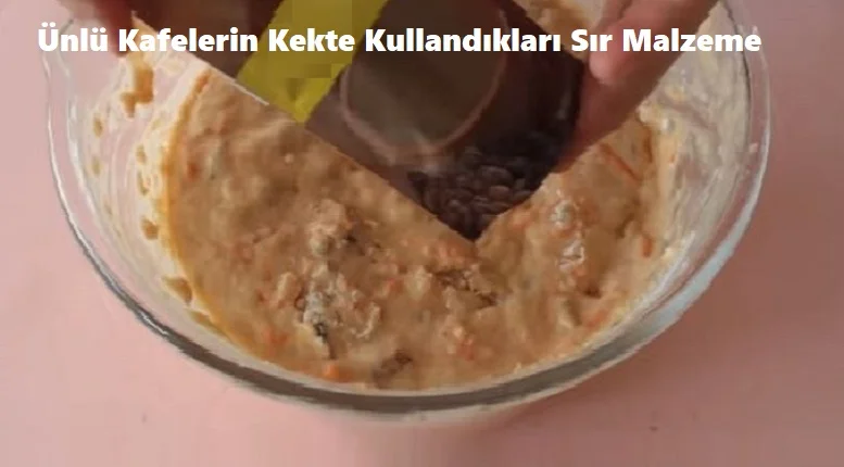 unlu kafelerin kekte kullandiklari sir malzeme 1