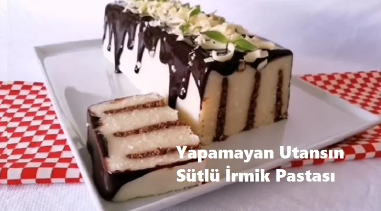 yapamayan utansin sutlu irmik pastasi 1