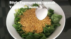 Böyle Yapmıyorsan Ispanak Yapıyorum Deme