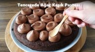 Tencerede Ağaç Kaşık Pastası