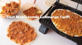 Tost Makinasında Lahmacun Tarifi