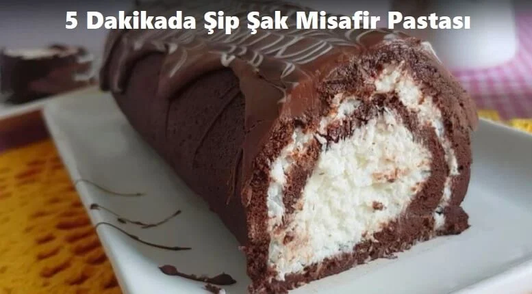 5 dakikada sip sak misafir pastasi 1