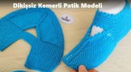Dikişsiz Kemerli Patik Modeli