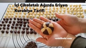 İçi Çikolatalı Ağızda Eriyen Kurabiye Tarifi