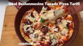 Okul Beslenmesine Tavada Pizza Tarifi