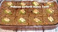 Pekmez Şerbetli Helva Tarifi