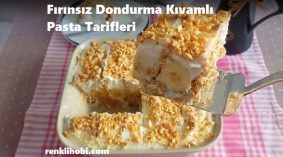Fırınsız Dondurma Kıvamlı Pasta Tarifleri