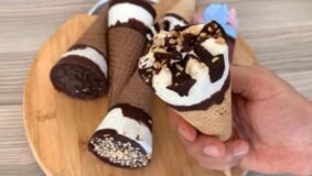Külahlı Evde Yapılan Cornetto Dondurma Tarifi