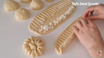 Pamuk Gibi Maya Kullanmadan Kabarıp Taşan Çiçek Çörek Tarifi