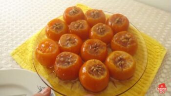 Şok Şok Kabuklu Şerbetli Mandalina Tatlısı