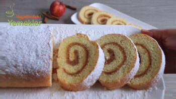Pamuk Gibi Sarılan Yağsız Elmalı Pasta Tarifi