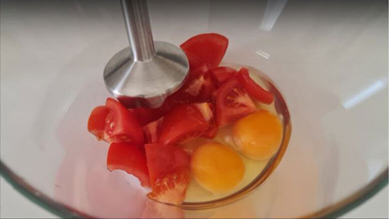 Domates Ve Yumurtadan İlk Kez Gösterilen Kahvaltılık Tarifi 1