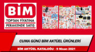 BİM Aktüel Cuma kataloğu 9 Nisan 2021 – BİM kataloğunda neler var?