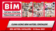 BİM Aktüel Kataloğu 16 Nisan 2021 Cuma – BİM kataloğunda neler var?