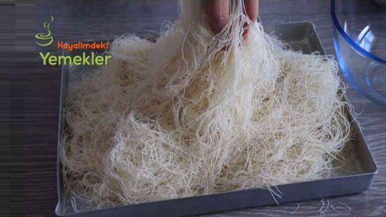 Çok Aranan Çıtır Şerbetli Asma Kadayıf Tarifi 1