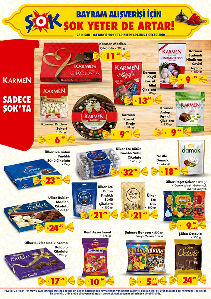 ŞOK Aktüel 28 Nisan – 4 Mayıs 2021 Kataloğu – Sayfa 1