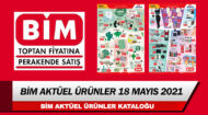 BİM Aktüel Kataloğu 18 Mayıs 2021 – BİM Aktüel ürünleri neler?