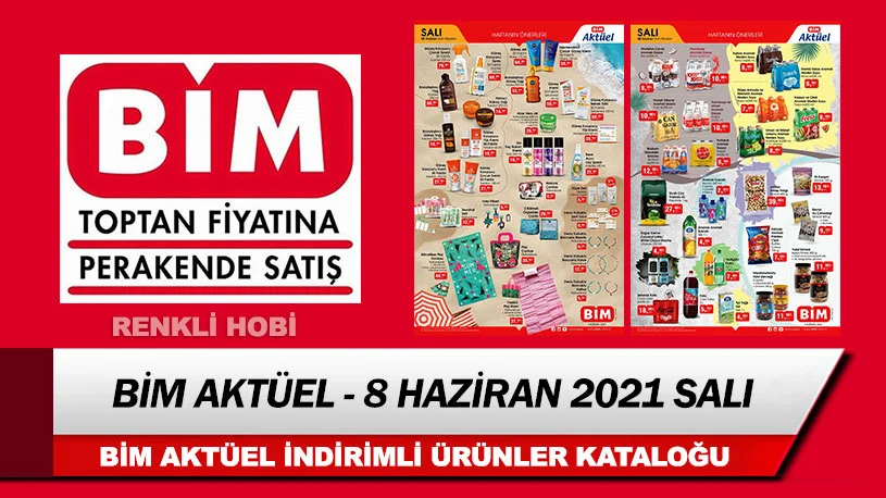 bim aktuel katalogu 8 haziran 2021 renklihobi 1