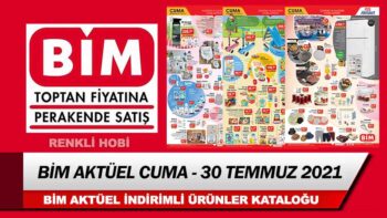 BİM Aktüel 30 Temmuz 2021 Cuma – Bu Hafta BİM Aktüel Kataloğunda neler var?