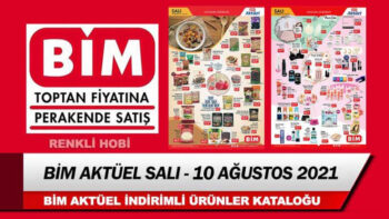 BİM Aktüel 10 Ağustos 2021 Salı Kataloğu – Bim İndirimli Ürünleri
