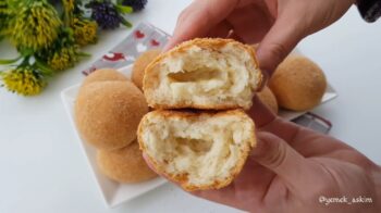 Pofur Pofur Olan Mayasız Yumurtasız Poğaça Tarifi