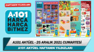 A101 25 Aralık 2021 Haftanın Yıldızlarında Kaçırılmayacak Ürünler var