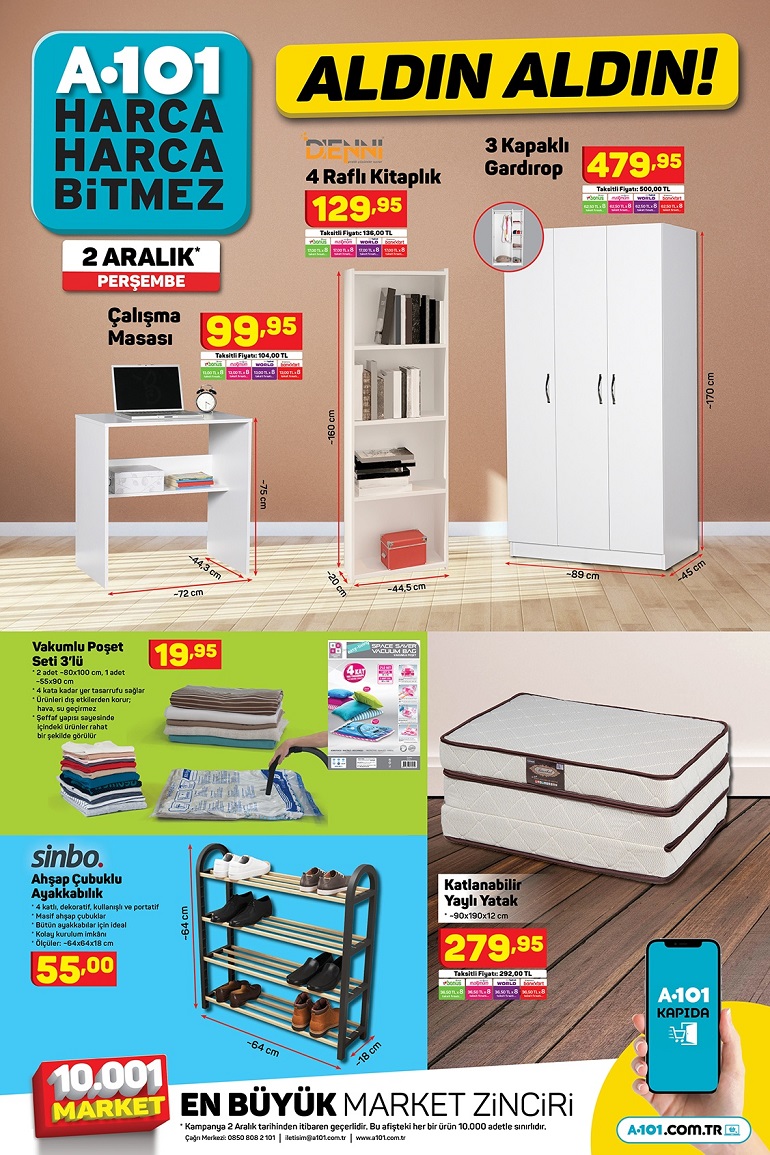 Kaçırılmayacak Fiyatlarla A101 2 Aralık İndirimleri 5
