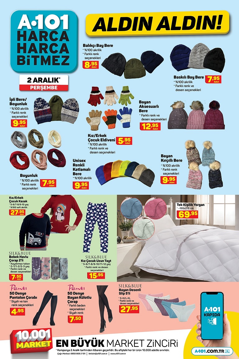 Kaçırılmayacak Fiyatlarla A101 2 Aralık İndirimleri 7