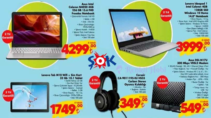 Şok Aktüel 26 Ocak – Asus, Lenovo ve Corsair Ürünleri Kaçırılmayacak Fiyatlara