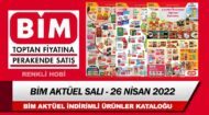 Bim Aktüel 26 Nisan 2022 Salı İndirimli Ürünler Kataloğu