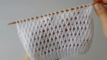 Hızlı Örülen Şal Yelek Modeli