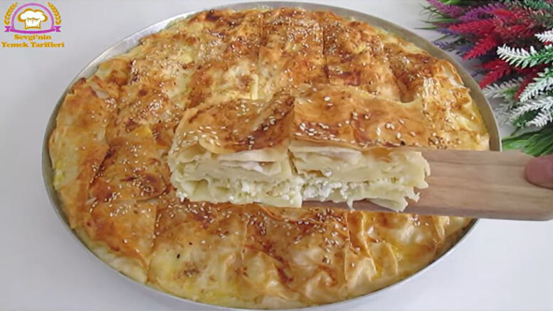 Hazır Yufkadan Çaya Yemeğe Kahvaltılık Börek Tarifi 2