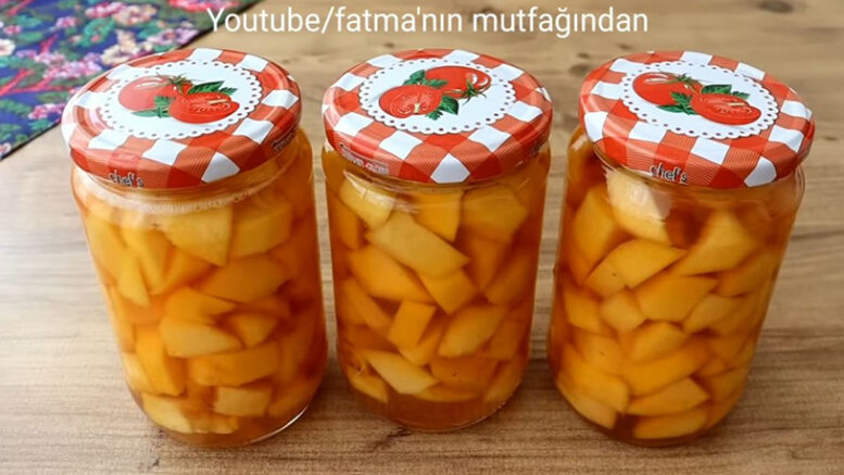 Önemli Detayları İle Kışlık Şeftali Tarifi 2