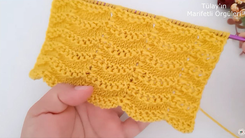 Dilim Dilim Kat Kat Şal Yelek Modeli 1