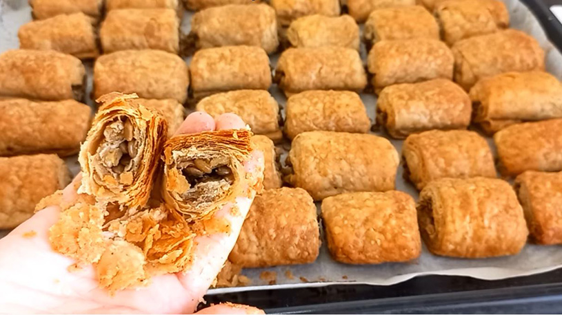 Yeşil Mercimekli Değişik Hamur Malzemesi İle Börek Tarifi 2