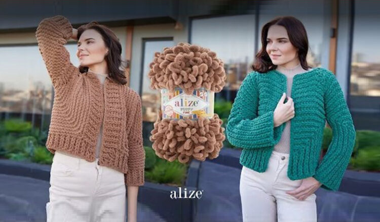 Gördüğüm En Tarz Bayan Hırka Modeli