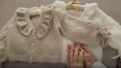 yumusacik sicacik firuze bebek hirka modeli 1